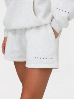 Isabel Jogger Shorts - Marl White And Pale Lilac -Blakely 2542MarlWhite Lilac 06D