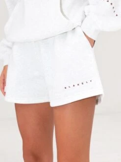 Isabel Jogger Shorts - Marl White And Rust Red -Blakely 2542MarlWhite Rust 05D