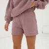 Isabel Jogger Shorts - Dusty Pink