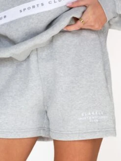 Serena Jogger Shorts - Marl Grey -Blakely 2542PMarlgrey 03D