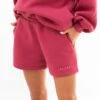 Isabel Jogger Shorts - Deep Pink