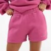 Isabel Jogger Shorts - Hot Pink