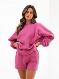 Isabel Jogger Shorts - Hot Pink -Blakely 2542WILDBERRY05D