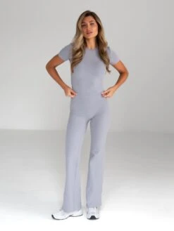 Alessia Cropped T-Shirt - Pale Lilac -Blakely 2573 2PaleLilac 02D