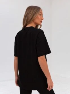 Yoga Oversized T-Shirt - Black -Blakely 2619YBlack 03D