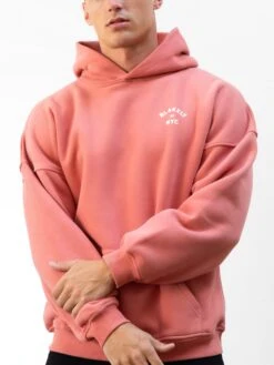 NYC Relaxed Hoodie - Coral -Blakely 2620TCORAL03D
