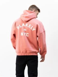 NYC Relaxed Hoodie - Coral -Blakely 2620TCORAL05D