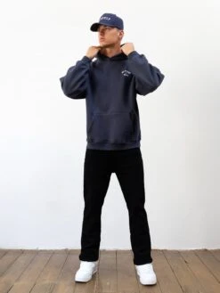 NYC Relaxed Hoodie - True Navy -Blakely 2620TNAVY03D
