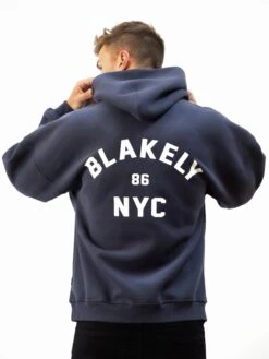 NYC Relaxed Hoodie - True Navy -Blakely 2620TNAVY04D