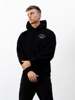 Legacy Relaxed Hoodie - Black -Blakely 2623MBLACK01D