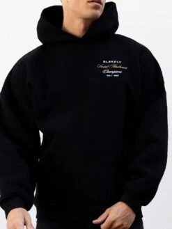 Legacy Relaxed Hoodie - Black -Blakely 2623MBLACK03D