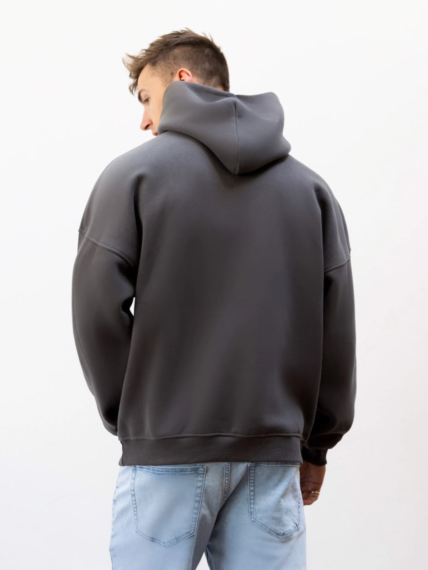 Legacy Relaxed Hoodie - Charcoal 8 Legacy Relaxed Hoodie - Charcoal - Image 6