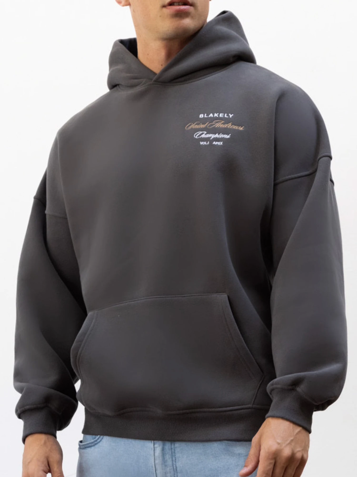 Legacy Relaxed Hoodie - Charcoal 7 Legacy Relaxed Hoodie - Charcoal - Image 5