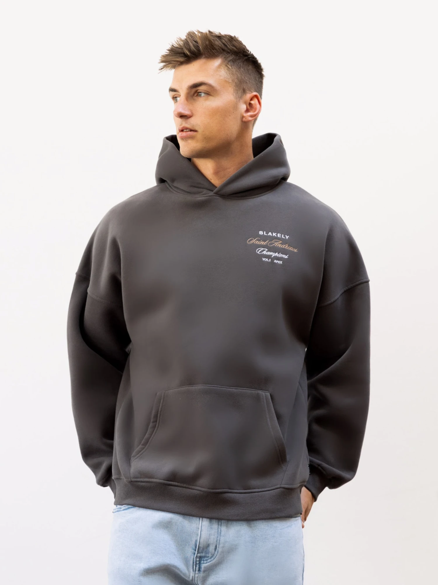 Legacy Relaxed Hoodie - Charcoal 3 Legacy Relaxed Hoodie - Charcoal