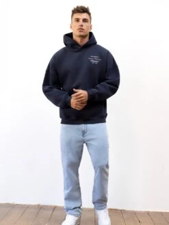 Legacy Relaxed Hoodie - True Navy -Blakely 2623MNAVY04D