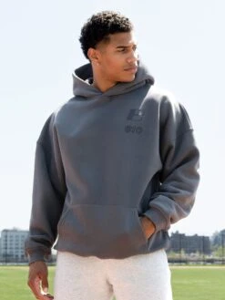 Apex City Relaxed Hoodie - Charcoal -Blakely 2625MCHARCOAL03D
