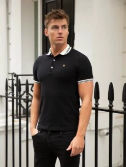 Dalston Polo - Black 16 Dalston Polo - Black -Blakely 2634Black 03D
