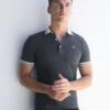 Dalston Polo - Charcoal