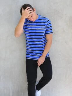 Alban Relaxed T-Shirt - Blue -Blakely 2635Blue 03D