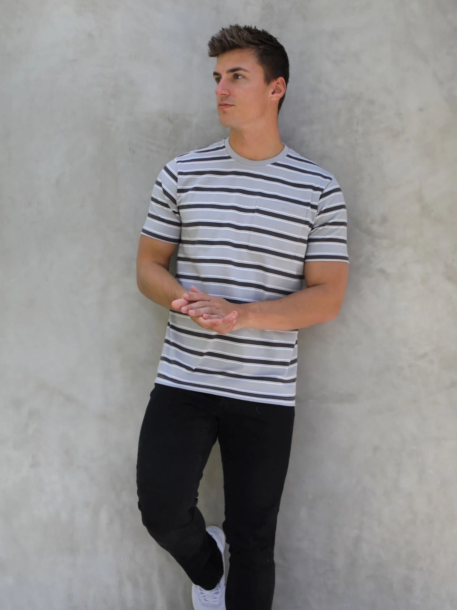 Alban Relaxed T-Shirt - Grey 6 Alban Relaxed T-Shirt - Grey - Image 4