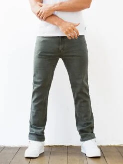 Vol.13 Straight Jeans - Khaki -Blakely 26449Khaki2