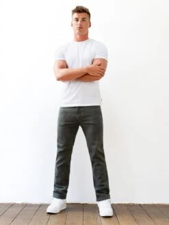 Vol.13 Straight Jeans - Khaki -Blakely 26449Khaki5