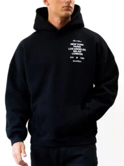 Apex 610 Relaxed Hoodie - Black -Blakely 2670BLACK03D