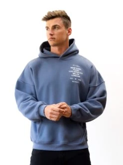 Apex 610 Relaxed Hoodie - Dusty Blue