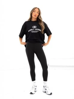 Madison Ultra Oversized T-Shirt - Black -Blakely 2671BLACK06D