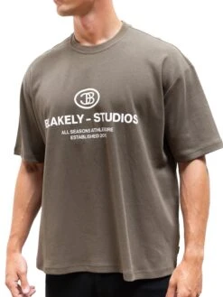 Mercer Unfitted T-Shirt - Khaki Brown -Blakely 2671IMKHAKIGREY04D
