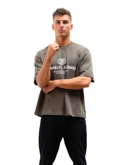 Mercer Unfitted T-Shirt - Khaki Brown -Blakely 2671IMKHAKIGREY06D