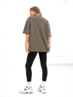 Madison Ultra Oversized T-Shirt - Khaki Brown -Blakely 2671SAFARIGREEN02D