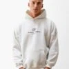 Mercer Relaxed Hoodie - Marl White -Blakely 2682MARL06LEADD