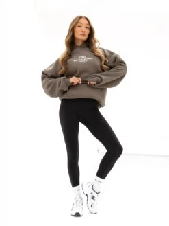 Madison Oversized Hoodie - Khaki Brown -Blakely 2682SAFARIGREEN04D