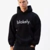 Logo Relaxed Hoodie - Black -Blakely 2693IMBLACKLEADD