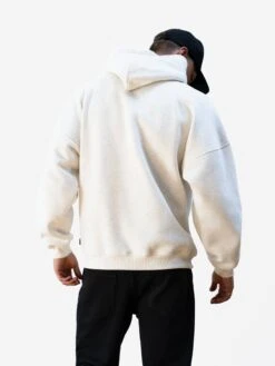 Logo Relaxed Hoodie - Marl White -Blakely 2693IMMARLWHITED 3