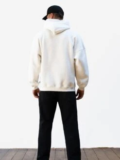 Logo Relaxed Hoodie - Marl White -Blakely 2693IMMARLWHITED 4