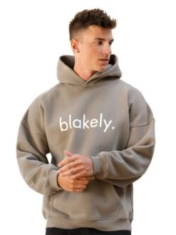 Logo Relaxed Hoodie - Washed Khaki -Blakely 2693IMWASHEDKHAKID