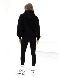 Logo Oversized Hoodie - Black -Blakely 2693IWBLACKD