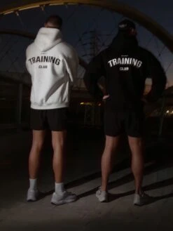 Training Club Relaxed Hoodie - Marl White -Blakely 2693TBlack GreyD