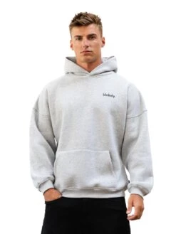 Sami Relaxed Hoodie - Marl Grey