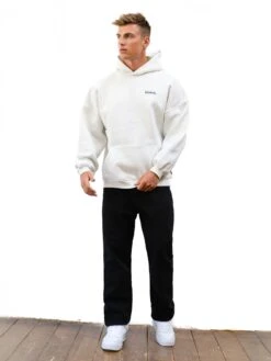 Sami Relaxed Hoodie - Marl White -Blakely 2694IMMARLWHITED 4