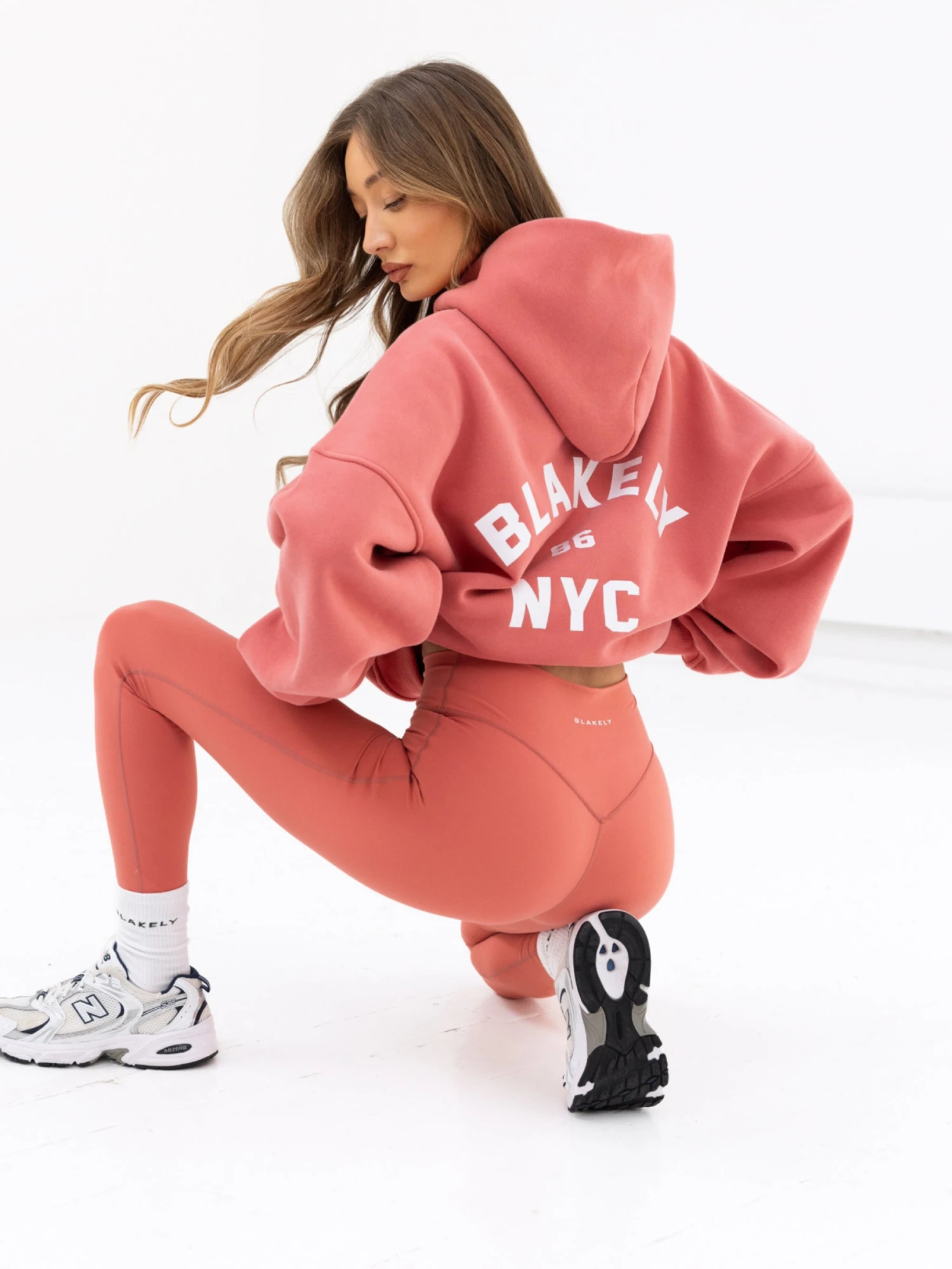 NYC Oversized Hoodie - Sunrise Coral 7 NYC Oversized Hoodie - Sunrise Coral - Image 5