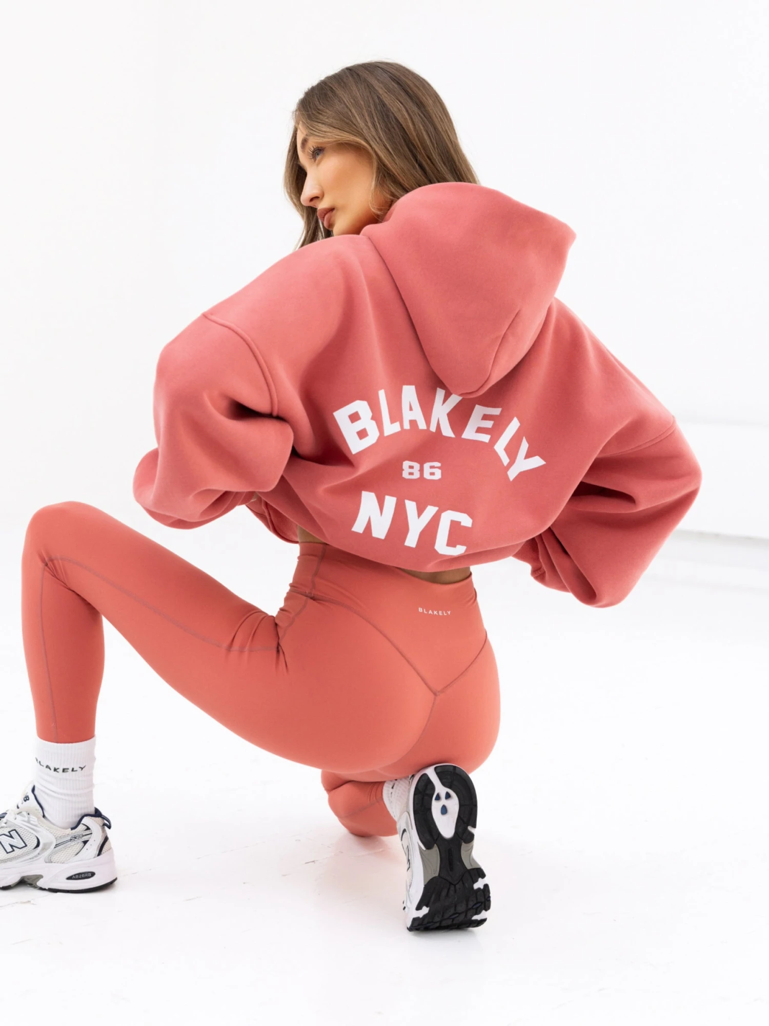 NYC Oversized Hoodie - Sunrise Coral 3 NYC Oversized Hoodie - Sunrise Coral