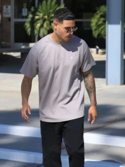 Circa Oversized T-Shirt - Light Grey -Blakely 2718LightGrey 04D