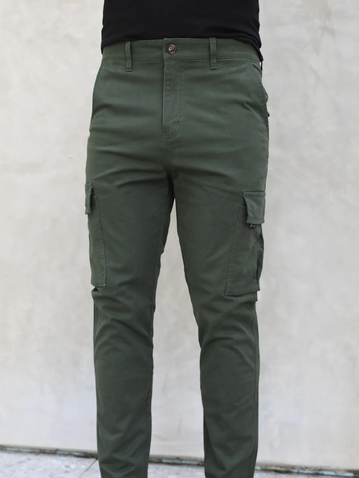 Cargo Trousers - Khaki Green 7 Cargo Trousers - Khaki Green - Image 5