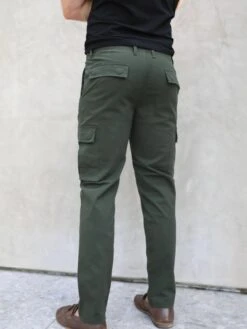Cargo Trousers - Khaki Green 9 Cargo Trousers - Khaki Green -Blakely 2719Khaki 03D