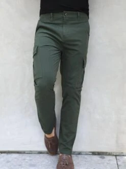 Cargo Trousers - Khaki Green 10 Cargo Trousers - Khaki Green -Blakely 2719Khaki 05D