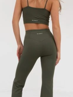 Soft Sculpt Wide Leg Leggings - Khaki Green 12 Soft Sculpt Wide Leg Leggings - Khaki Green -Blakely 2741Khaki 06D