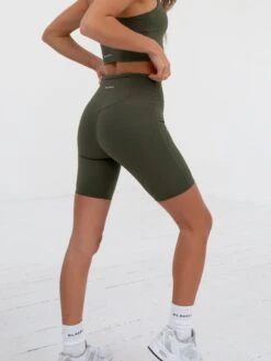 Soft Sculpt Cycling Shorts - Khaki Green 13 Soft Sculpt Cycling Shorts - Khaki Green -Blakely 2742YogaKhaki 10D